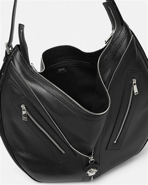 versace biker hobo bag|Versace handbags new collection.